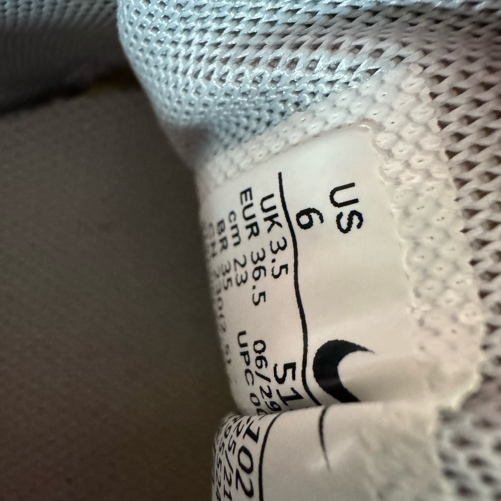 Nike Women's Sneakers in White, Pink, and Gray - Picture 5 of 5